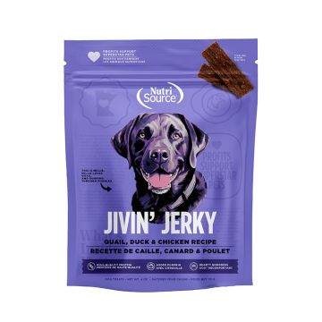 NutriSource® Quail, Duck & Chicken Jivin' Jerky, 4oz