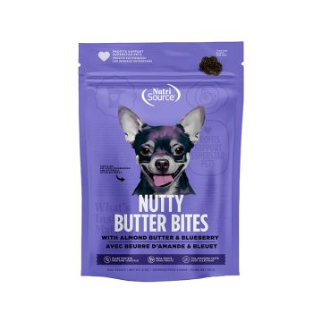 NutriSource® Blueberry Almond Butter Nutty Butter Dog Bites
