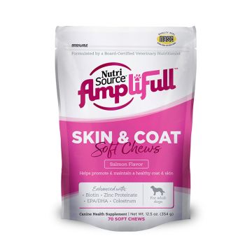 NutriSource® AmpliFull Skin & Coat Dog Soft Chew Supplement