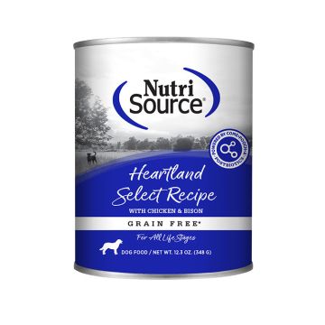 NutriSource - Heartland Select Grain Free Dog Food, 13 oz. Can