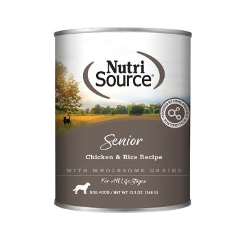 NutriSource® Senior Dog Formula Wet Dog Food, 12.3 oz can