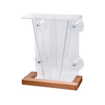 Songbird Essentials Plastic Dual Seed Window Feeder