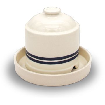 Ohio Stoneware Pet Feeder Automatic Watering Dish