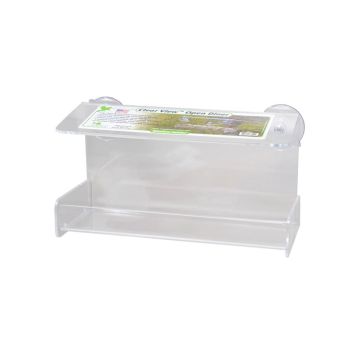 Songbird Essentials Acrylic/Metal Window Bird Feeder