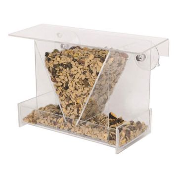 Songbird Essentials Plastic Hopper Window Feeder