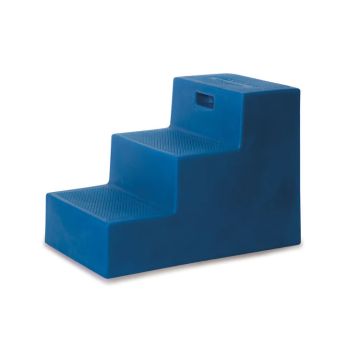 High Country Plastics Three Step Mounting Block, Blue