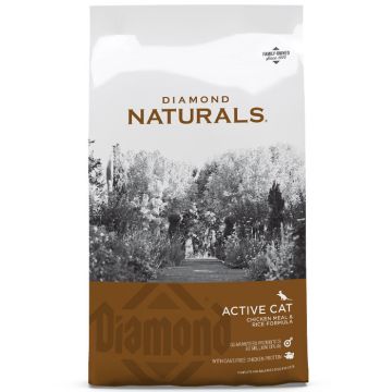 Diamond Naturals - Active Cat Chicken Meal & Rice Formula Cat Food, 18 lbs.