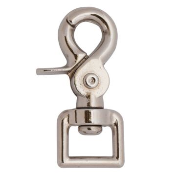 Weaver Leather Square Scissor Snap, Nickel Plated, 3/4""