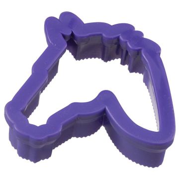 Tough1 Horse Head Shaped Polymar Curry, Purple