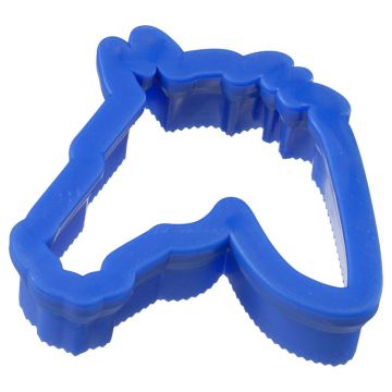 Tough1 Horse Head Shaped Polymar Curry, Blue
