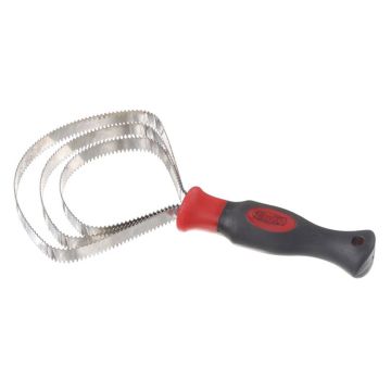 Tough1 Great Grips Metal Triple Blade Curry, Red