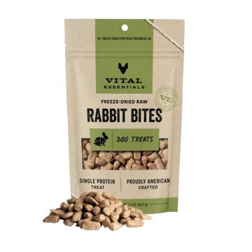 Vital Essentials Freeze-Dried Raw Protein Rabbit Bites