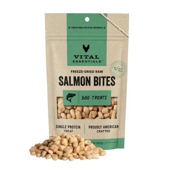 Vital Essentials Freeze-Dried Raw Protein Salmon Bites