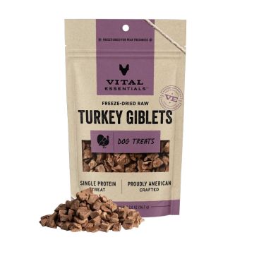 Vital Essentials Freeze-Dried Raw Protein Turkey Giblets