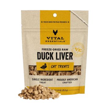 Vital Essentials Freeze-Dried Raw Protein Duck Liver