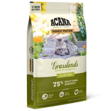 ACANA Highest Protein, Grasslands Recipe, Dry Cat Food