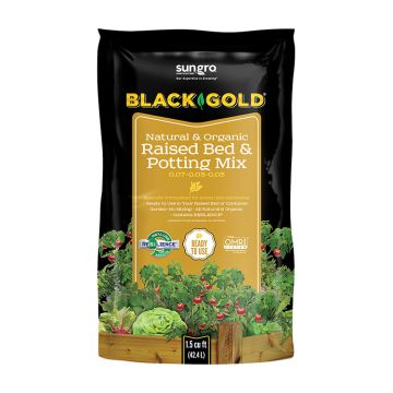 Black Gold® Natural & Organic Raised Bed & Potting Mix Plus Fertilizer 0.07-0.03-0.03