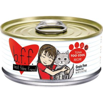 BFF - Tuna Too Cool Recipe (in Gelee) Cat Food, 5.5 oz. Can