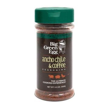 Big Green Egg Ancho Chili & Coffee Seasoning, 5.5 oz.