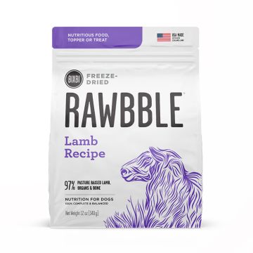 Bixbi Rawbble Freeze-Dried Lamb Recipe, 12 oz.