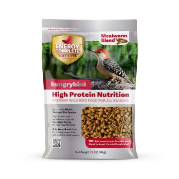 hungrybird® Energy Complete™ High Protein Suet Bites Blended Mealworm 3 lb