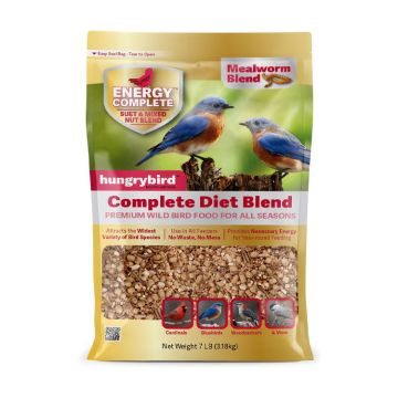 hungrybird® Complete Diet Suet & Mixed Nut Blend with Mealworms 7lbs