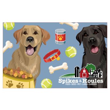 Spikes & Houles Dogs Illustration - Gift Card