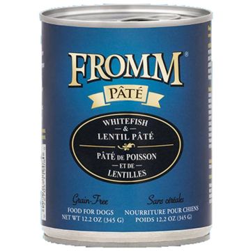 Fromm - Whitefish & Lentil Pâté Grain Free Dog Food, 12.2 oz. Can