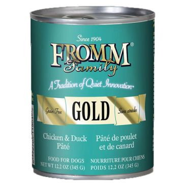 Fromm - Gold - Chicken & Duck Pate Grain Free Dog Food, 12.2 oz. Can