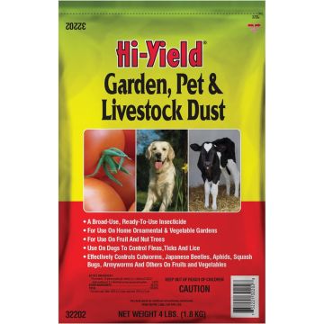 Hi-Yield® Garden, Pet & Livestock Dust Low Odor Insecticide with Permethrin