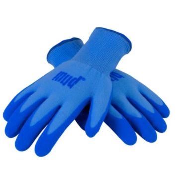 mud® Simply Mud Kids Gloves Latex-Free Texture Nitrile Palm Huckleberry