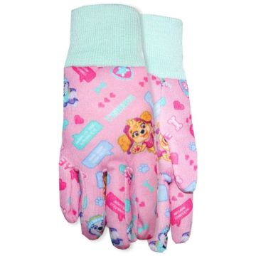 MIDWEST QUALITY GLOVES Jersey Gloves Kids Pink & Teal
