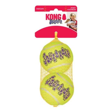 Kong SqueakAir Balls Dog Toy, 2 Pack, Large