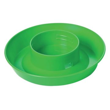 Little Giant Plastic Screw-On Poultry Waterer Base, 1 Quart