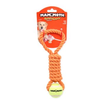 Mammoth Twister Pull Tug with Mini Ball, Mini 10"