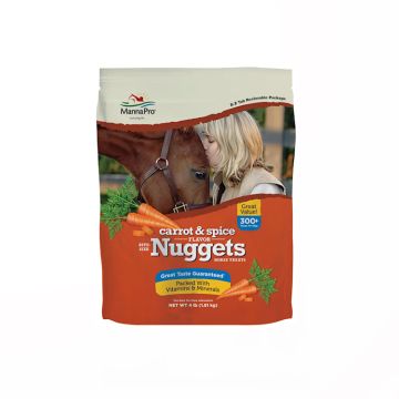 Manna Pro Carrot & Spice Nugget Bite Size Horse Treats