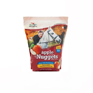 Manna Pro Apple Nugget Bite Size Horse Treats, 4 lbs.