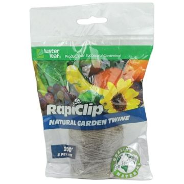Luster Leaf RapiClip Natural Garden Twine, 200'