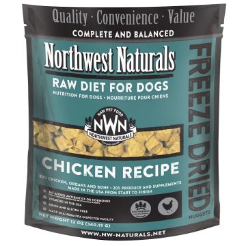 Northwest Naturals - Chicken & Salmon Recipe Dog Food, 12 oz.