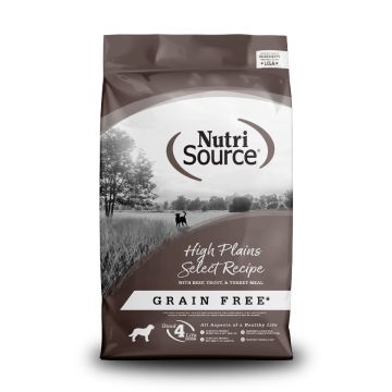 NutriSource® High Plains Select Recipe Grain Free Dry Dog Food