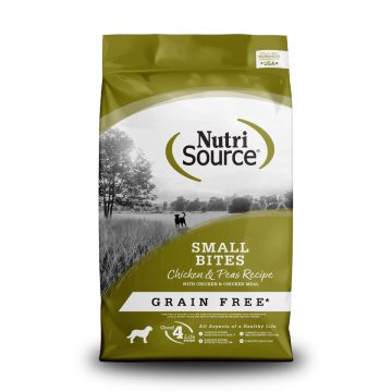 NutriSource® Chicken & Pea Recipe Small Bites Grain Free Dry Dog Food