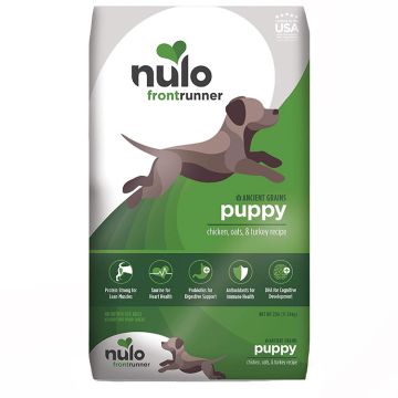 nulo® Frontrunner Puppy High-Protein Kibble Chicken, Oats & Turkey Recipe