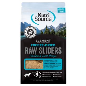 NutriSource® Freeze-Dried Sliders, Chicken & Duck, 20 oz