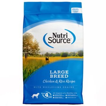 NutriSource®, Chicken & Rice Recipe, Large Breed, Dry Dog Food, 26 lbs