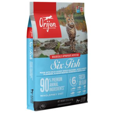 ORIJEN Six Fish Recipe, Dry Cat Food