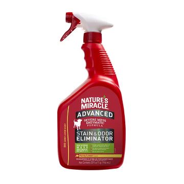 Nature's Miracle Sunny Lemon Scented Advanced Stain and Odor Eliminator for Dogs Spary 32oz