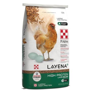 Purina Layena Plus High Protein Layer Pellets, 40 lbs