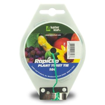 Luster Leaf RapiClip Plant Twist Tie with Cutter, 164'