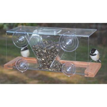 Songbird Essentials™ Center Hopper Window Feeder 8