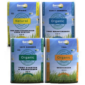Suståne 4-Step Organic Lawn Fertilizer Program